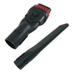 Distri+ - Pack accessoire (suceur + brosse) pour aspirateur balai - compatible avec Numatic Henry et Hetty Quick NQ100 - réfé