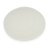 Distri+ - Pad/disque de nettoyage universel pour monobrosse ou autolaveuse en microfibre polyester - ø 406 mm - blanc