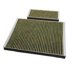 Distri+ - Jeu de filtres à charbon pour hotte aspirante - compatible avec Bosch, Siemens, Neff - alternative pour réf d'origi