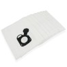 Distri+ - Lot de 8 sacs pour aspirateur traineau microfibre Hygiène+ - compatible avec Rowenta SILENCE FORCE (SERIE) 4A, X-TRE