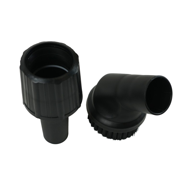 Distri+ - Brosse meuble ronde universelle pour aspirateur allant sur des tubes de diamètre 30 à 38 mm - Largeur 8 cm