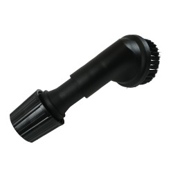 Distri+ - Brosse meuble ronde universelle pour aspirateur allant sur des tubes de diamètre 30 à 38 mm - Largeur 8 cm