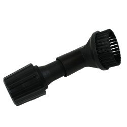 Distri+ - Brosse meuble ronde universelle pour aspirateur allant sur des tubes de diamètre 30 à 38 mm - Largeur 8 cm