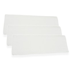 Distri+ - Lot de 3 serpillères EasyFix + 3 bonnettes microfibre pour nettoyeur vapeur - compatible avec Karcher SC1, 2, 3, 4
