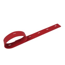 Distri+ - Bavette/Lame en Latex arrière pour suceur parabolique d'autolaveuse - compatible avec ICA CT5 B