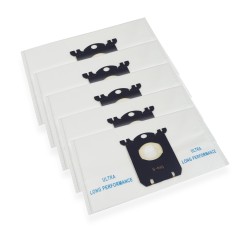 Distri+ - Sac aspirateur microfibre poussière non tissé - ultra long - compatible avec Philips Performer, Electrolux E201SM