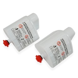 Distri+ - Lot de 2 cartouches filtrantes anti-calcaire pour centrale vapeur