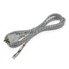 Distri+ - Cordon électrique pour fer à repasser et centrale vapeur - longueur 3 m - 3x0.75 mm² - universel