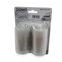 Distri+ - Lot de 2 cassettes/cartouches anti- calcaire pour centrale vapeur - Anti-kalkcassette - compatible avec DOMO