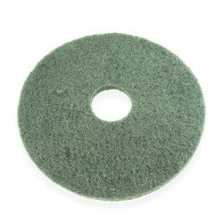 Distri+ - Lot de 5 Superpads vert 406 mm (16") - disque de nettoyage à l'eau pour monobrosse et autolaveuse
