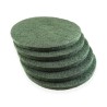 Distri+ - Lot de 5 Superpads vert 406 mm (16") - disque de nettoyage à l'eau pour monobrosse et autolaveuse