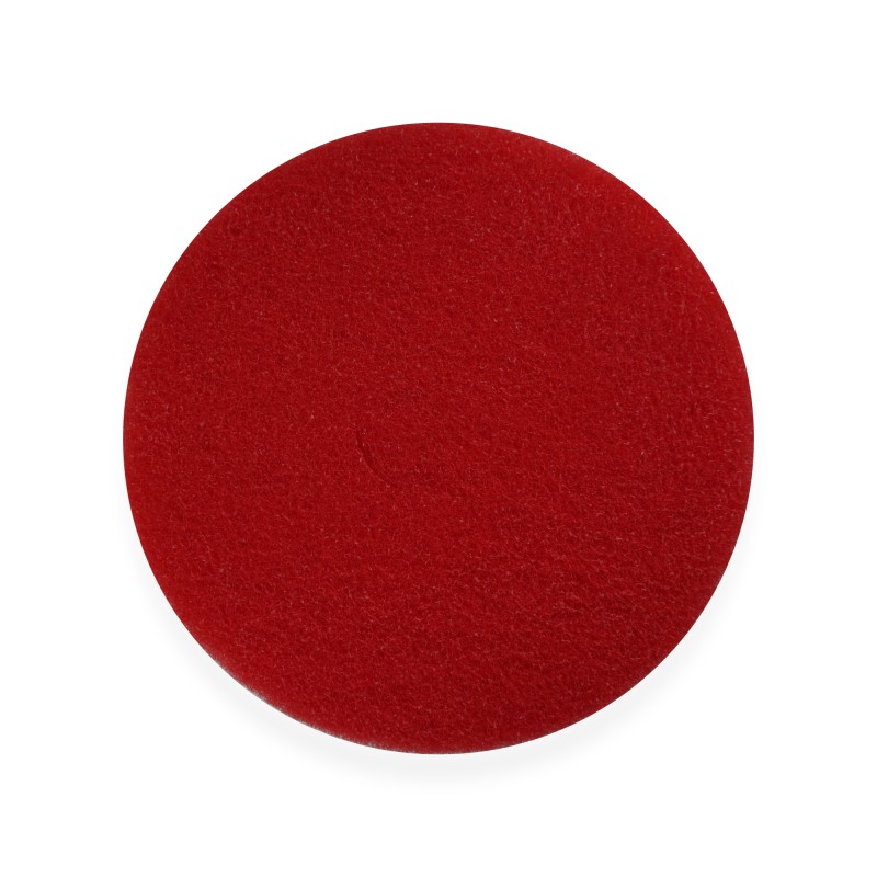 Distri+ - Lot de 5 Superpads rouge 406 mm (16") - disque de nettoyage par pulvérisation pour monobrosse et autolaveuse - frict