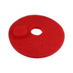 Distri+ - Lot de 5 Superpads rouge 432 mm (17") - disque de nettoyage par pulvérisation pour monobrosse et autolaveuse - frict