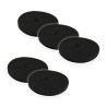 Distri+ - Lot de 5 Superpads Noir 432 mm (17") - disque de nettoyage de base pour monobrosse et autolaveuse - entretien réguli