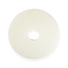 Distri+ - Lot de 5 Superpads Blanc 432 mm (17") - disque de Polissage non abrasif pour monobrosse et autolaveuse - finition bri