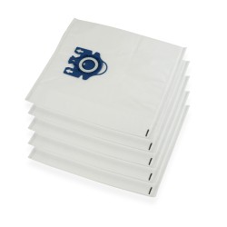 Distri+ - Sac aspirateur microfibre à poussières - lot de 5 - compatible avec Miele Classic C1, Complete C2, C3 - Large