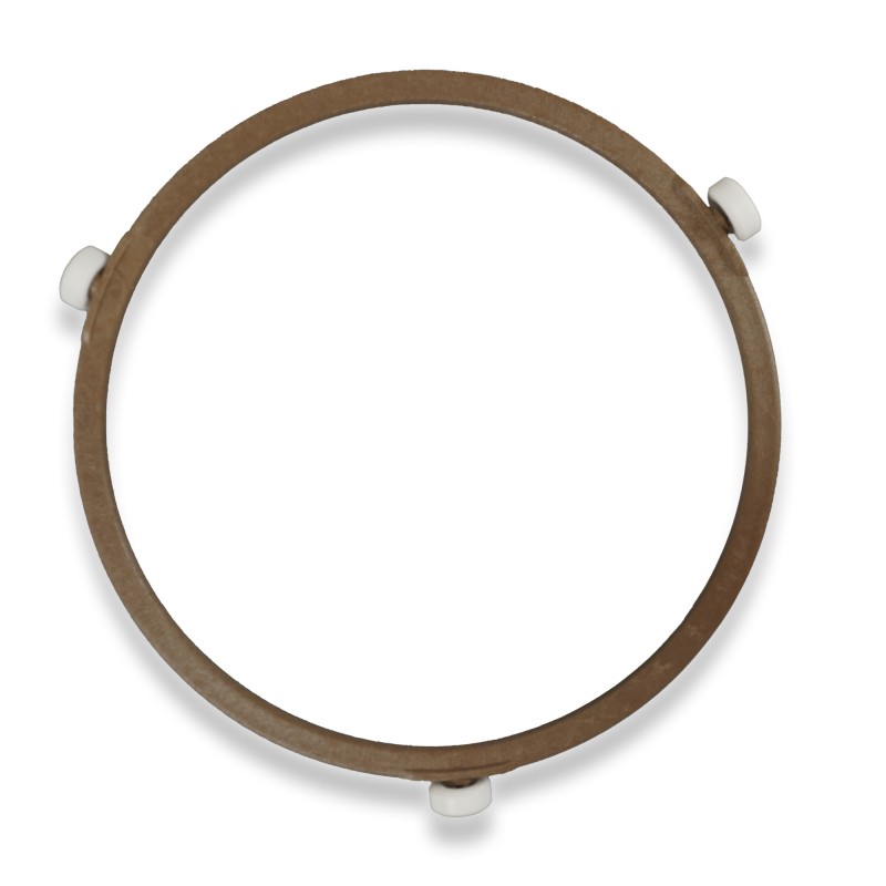 Distri+ - Anneau de support roulant universel pour micro-ondes - support pour plateau en verre - Diamètre intérieur 144 mm