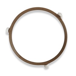 Distri+ - Anneau de support roulant universel pour micro-ondes - support pour plateau en verre - Diamètre intérieur 144 mm