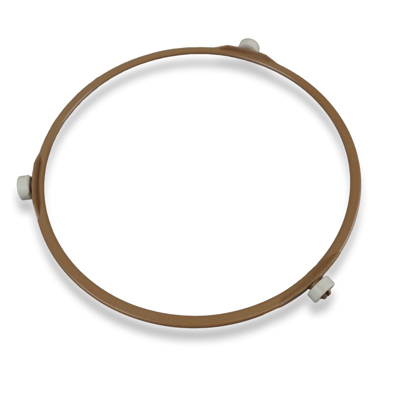 Distri+ - Anneau de support roulant universel pour micro-ondes - support pour plateau en verre - diamètre intérieur 180 mm