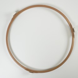 Distri+ - Anneau de support roulant universel pour micro-ondes - support pour plateau en verre - diamètre intérieur 180 mm