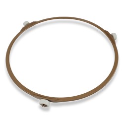 Distri+ - Anneau de support roulant universel pour micro-ondes - support pour plateau en verre - diamètre intérieur 180 mm