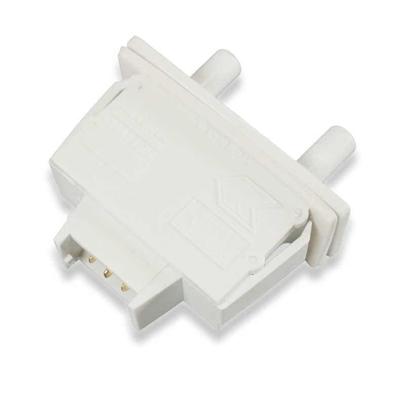 Distri+ - Bouton/interrupteur marche/arrêt pour lumière de réfrigérateur-congélateur-freezer - 3 cosses - compatible avec