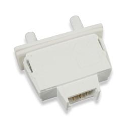 Distri+ - Bouton/interrupteur marche/arrêt pour lumière de réfrigérateur-congélateur-freezer - 3 cosses - compatible avec