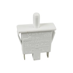Distri+ - Bouton/interrupteur pour lumière de réfrigérateur-congélateur-freezer - compatible avec Beko B1353HCA - RRN - RSN