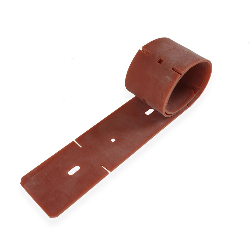 Distri+ - Bavette avant rouge en caoutchouc PARA pour autolaveuse - compatible avec Wirbel/GHIBLI RAPID 15 M 38 BC