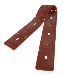 Distri+ - Bavette avant rouge en caoutchouc PARA pour autolaveuse - compatible avec Wirbel/GHIBLI RAPID 15 M 38 BC