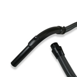 Distri+ - Flexible/tuyau complet de remplacement pour aspirateur - avec poignée - longueur 1,90 m - ø 35 mm -  compatible ave