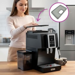 Distri+ - Couvercle de réservoir à grains pour machine à café/cafetière avec joint d'étanchéité - haute résistance