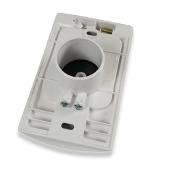 Distri+ - Prise d'aspiration centralisée rectangulaire R-Vex avec couvercle ø 36 mm - Plastiflex - compatible plaque de monta