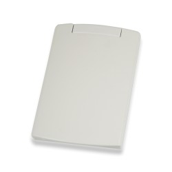 Distri+ - Prise d'aspiration centralisée rectangulaire R-Vex avec couvercle ø 36 mm - Plastiflex - compatible plaque de monta