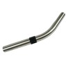 Distri+ - Kit accessoires aspirateur diamètre 38 mm : lot de 2 tubes en acier chromé longueur 47cm + 1 coude inox