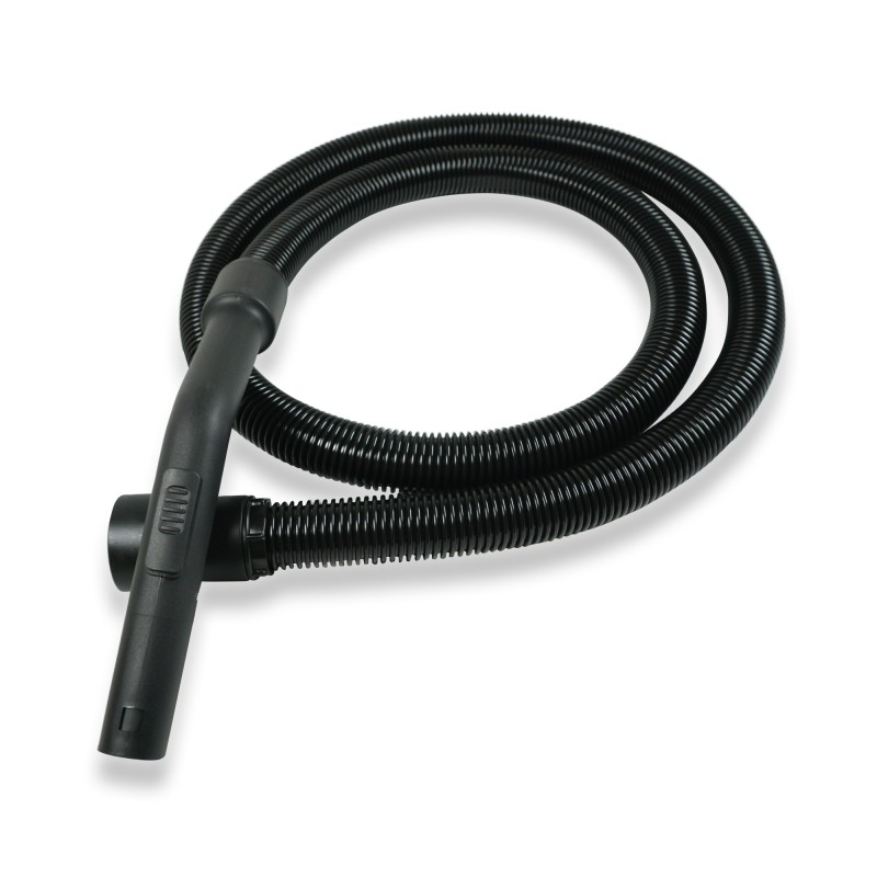 Distri+ - Flexible/tuyau complet de remplacement noir pour aspirateur - avec poignée - longueur 2,20 m - ø 35 mm