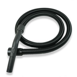 Distri+ - Flexible/tuyau complet de remplacement noir pour aspirateur - avec poignée - longueur 2,20 m - ø 35 mm
