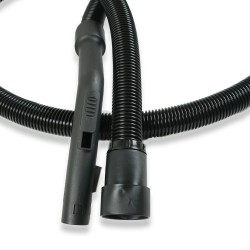 Distri+ - Flexible/tuyau complet de remplacement noir pour aspirateur - avec poignée - longueur 2,20 m - ø 35 mm