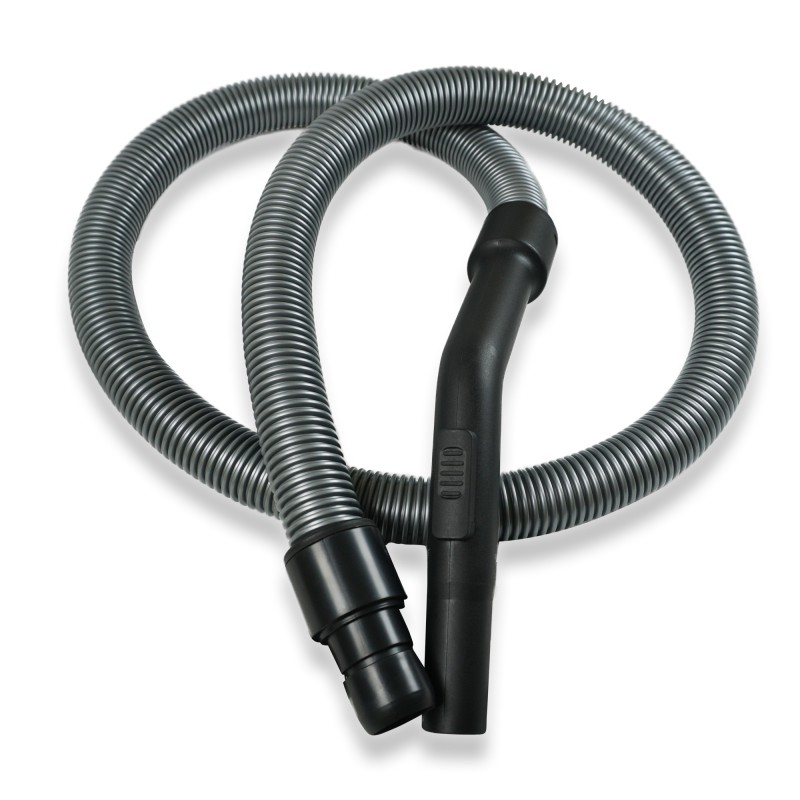 Distri+ - Flexible/tuyau complet de remplacement noir pour aspirateur - avec poignée débit d'air - longueur 1,80 m - ø 32 mm