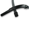 Distri+ - Flexible complet de rechange / tuyau de remplacement avec poignée pour aspirateur - longueur 1,8 m - diamètre 35 mm